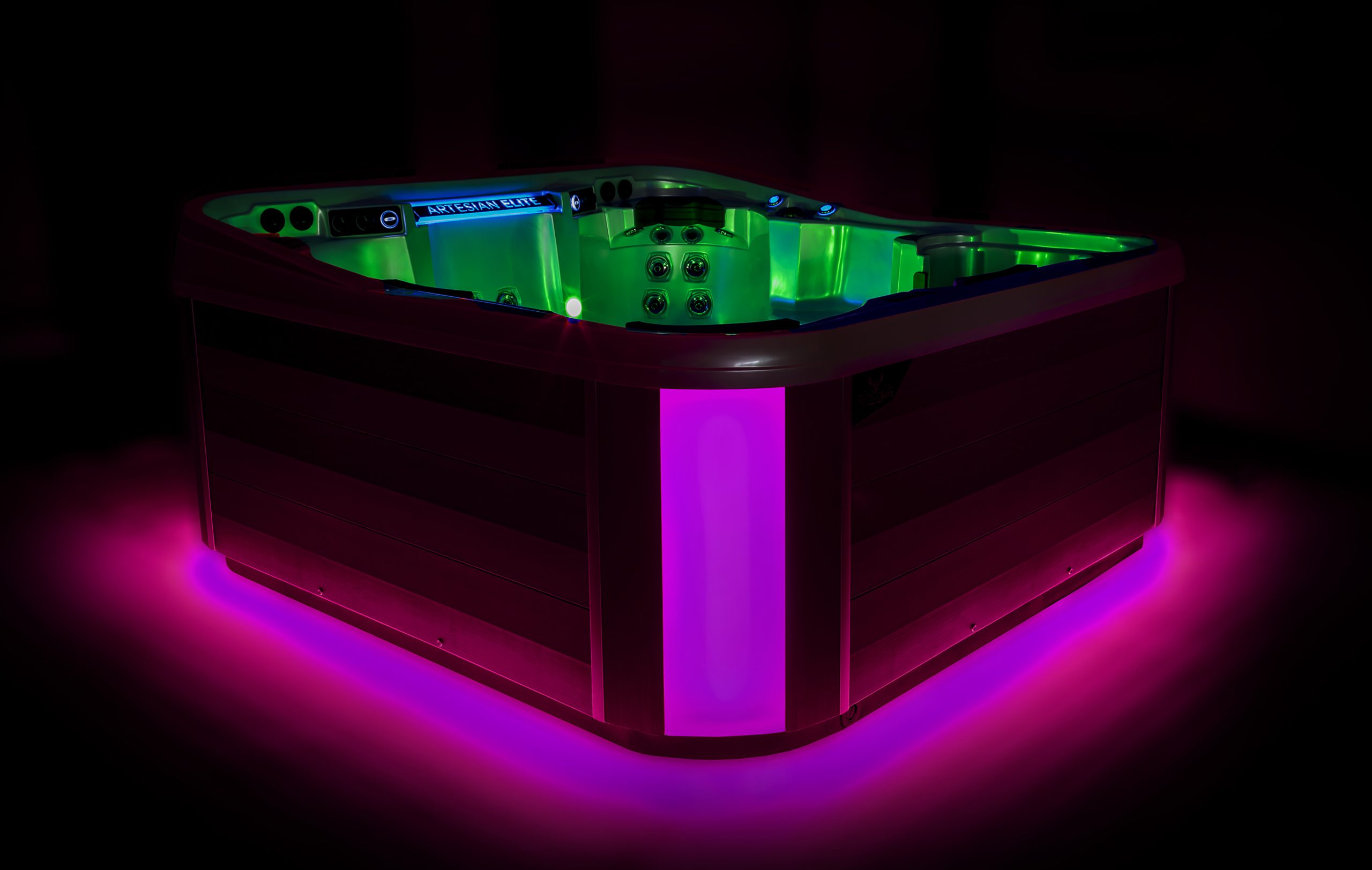 Artesian LED Lighting Hot Tub